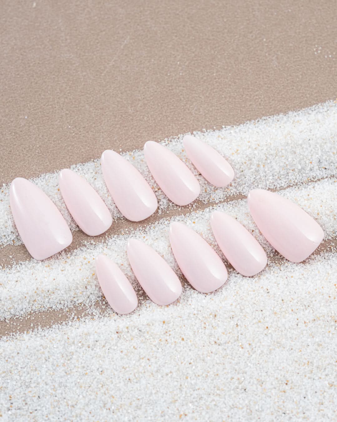 Seanaily the Silent Pink press on nails