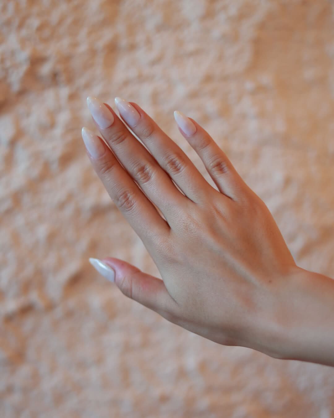 Seanaily the White French press on nails